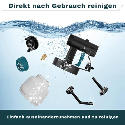Kabelloser 3-in-1 Farbsprüher mit 2 Akkus