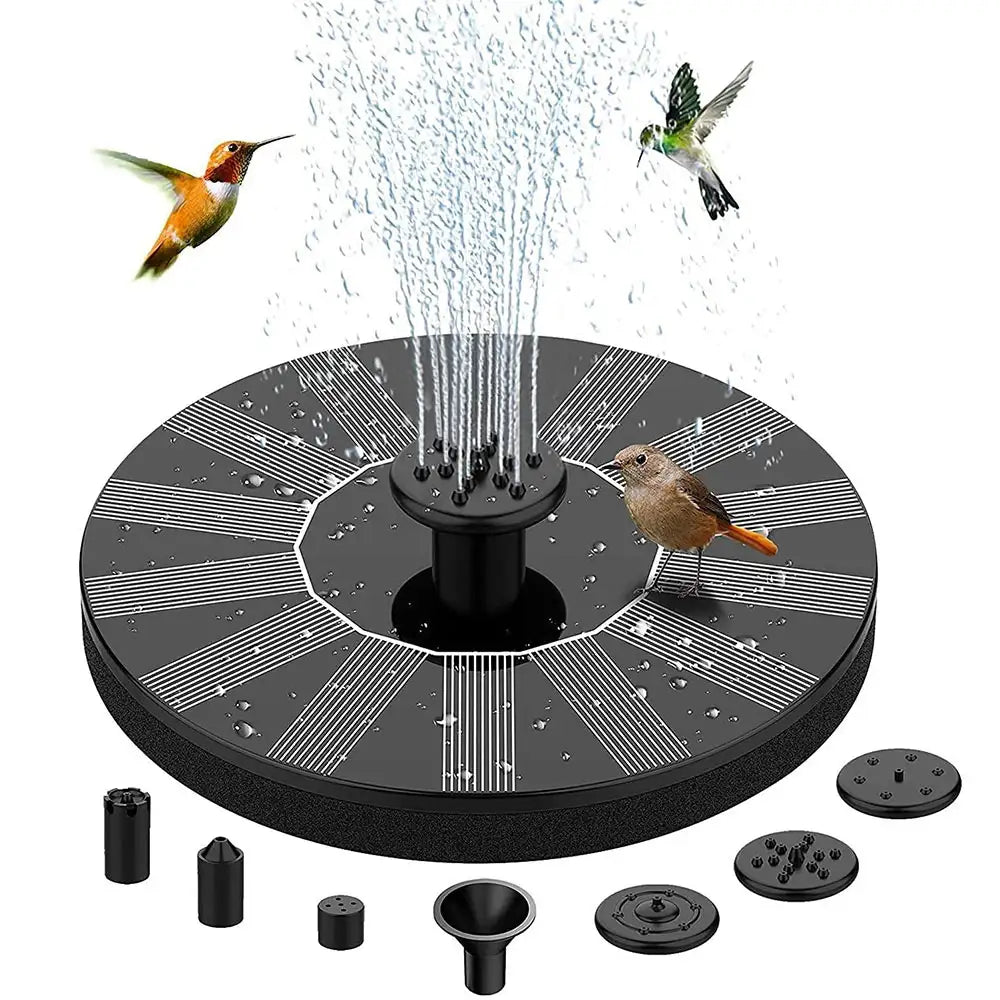 LED Solar Springbrunnen Vogel Bad | Ein Traum für jeden Garten