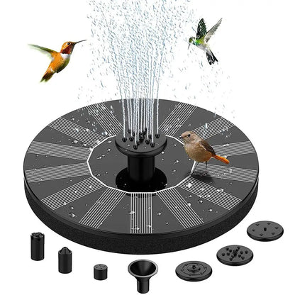 LED Solar Springbrunnen Vogel Bad | Ein Traum für jeden Garten